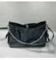 3838 04 New swift leather split top layer cowhide and lamb shoulder bag