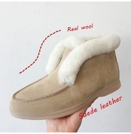 3838-5 Autumn and winter new cotton shoes plush wear warm fashion casual ankle boots